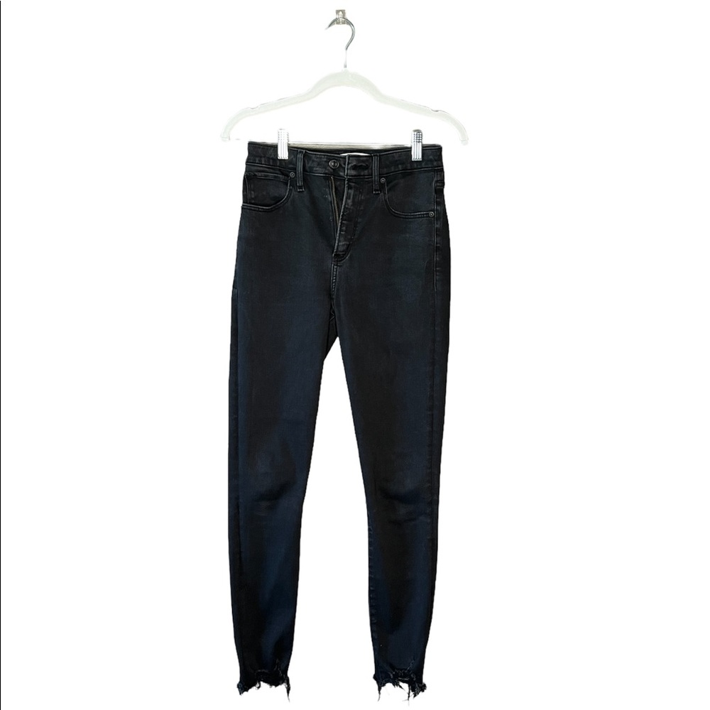 Abercrombie Black High Rise Super Skinny Ankle Jeans